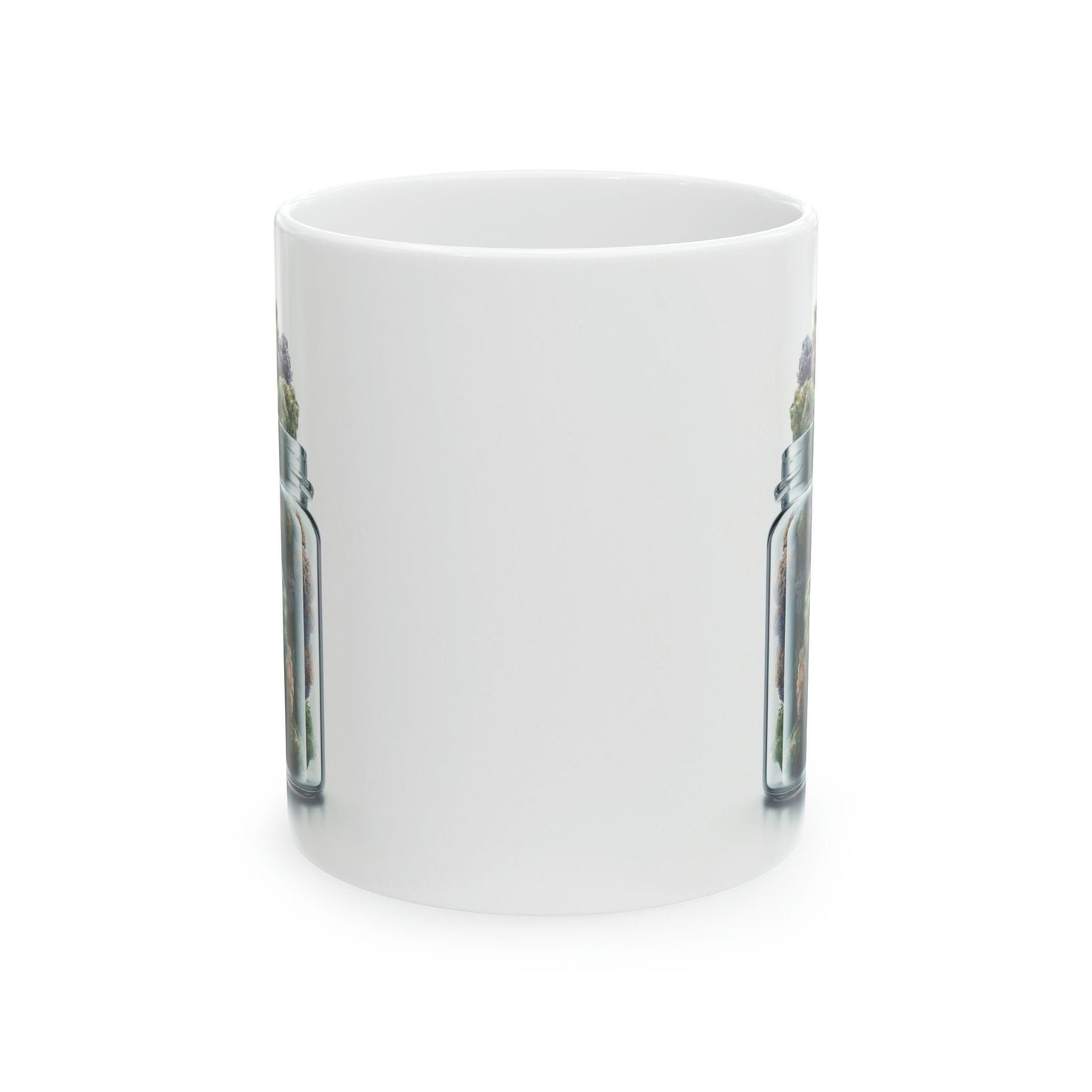Jar of WEED - WEED Themed Coffee Mug - Perfect Gift for Smokers/Stoner, Marijuana Lover; Wake and Bake Mug - Weed Mug / Stoner Mug