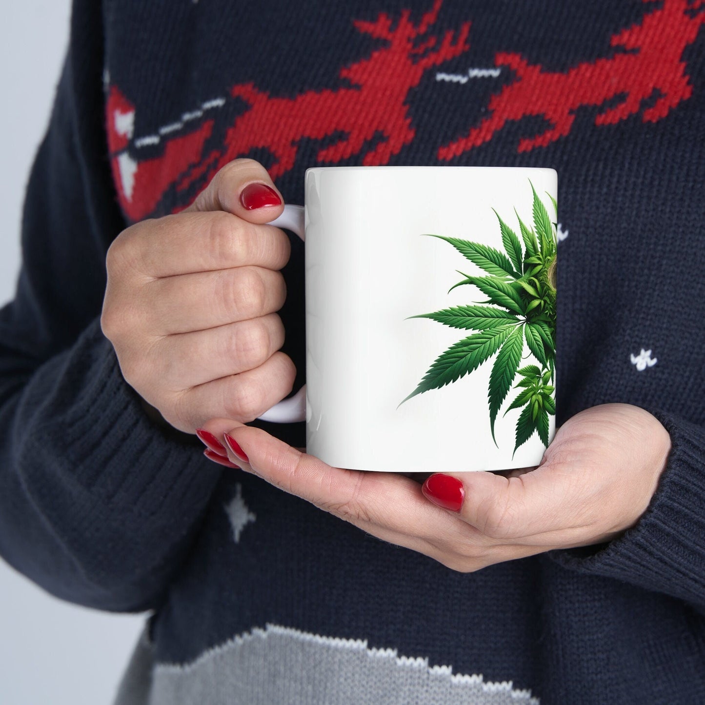 BIRDNEST - WEED Themed Coffee Mugs - Perfect Gift for Smokers, Stoners, Marijuana Lovers; Wake and Bake Mug - Marijuana Mug / Stoner Mug