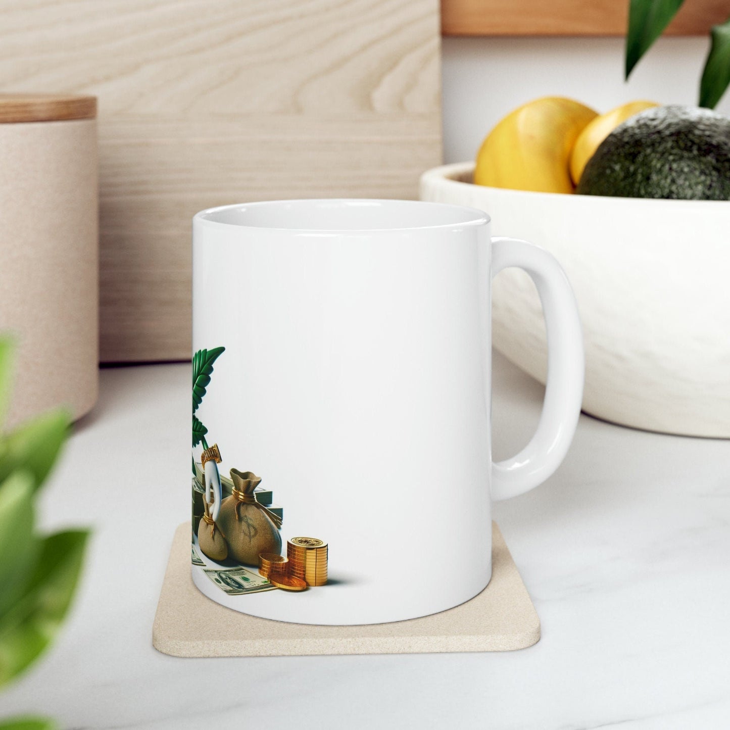 WEED LEAF BOSS - Weed Themed Coffee Mugs - Perfect Gift for Smokers, Stoners, Marijuana Lovers; Wake and Bake Mug, Marijuana Mug, Stoner Mug