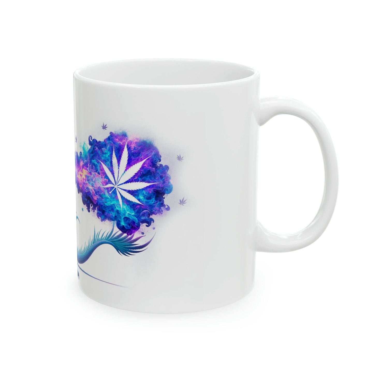 BLUE DRAGON - WEED Strain Themed Coffee Mugs - Perfect Gift for Smokers, Stoners, Marijuana Lovers; Wake and Bake Essentials