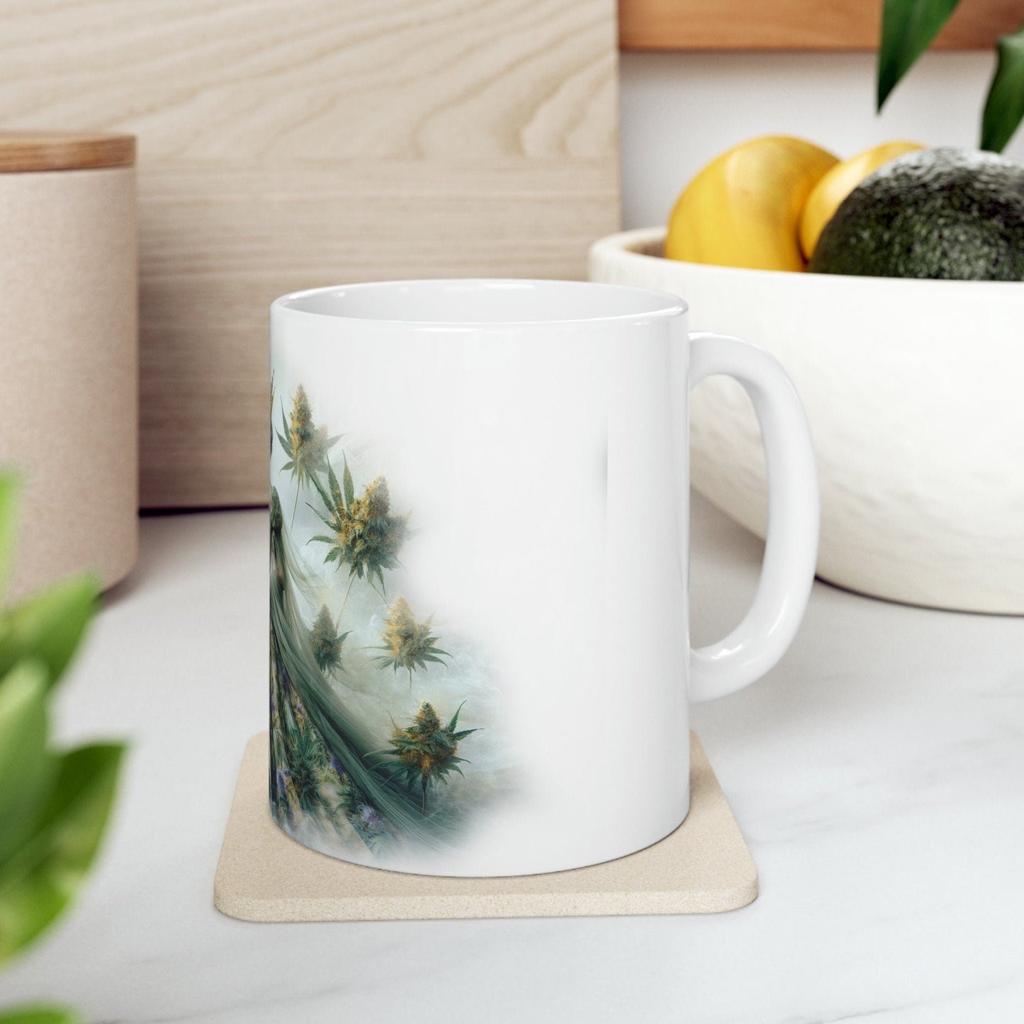 DREAM QUEEN - WEED Strain Themed Coffee Mugs - Perfect Gift for Smokers, Stoners, Marijuana Lovers; Wake and Bake Essentials