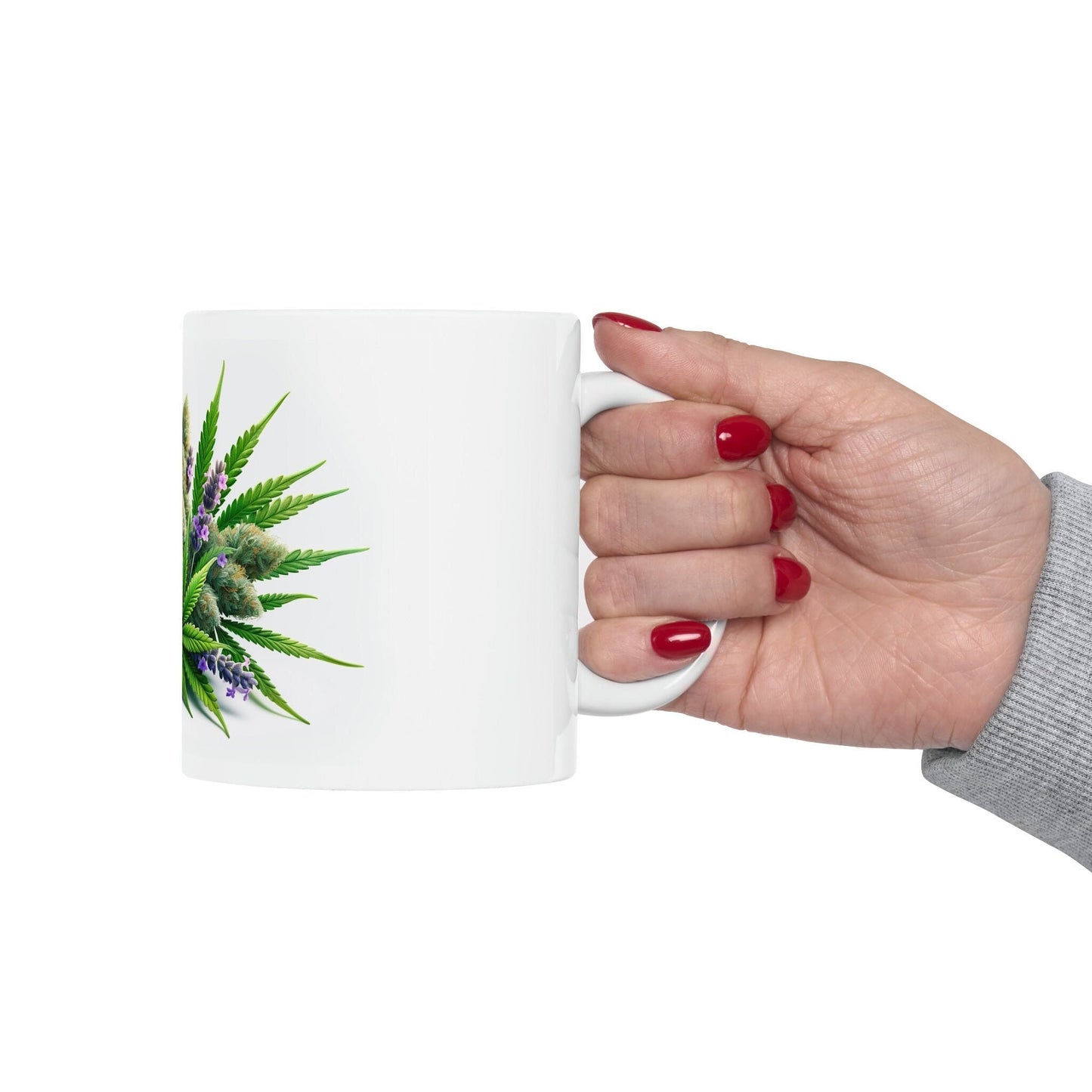 LAVENDER - WEED Strain Themed Coffee Mugs - Perfect Gift for Smokers, Stoners, Marijuana Lovers; Wake and Bake Essentials