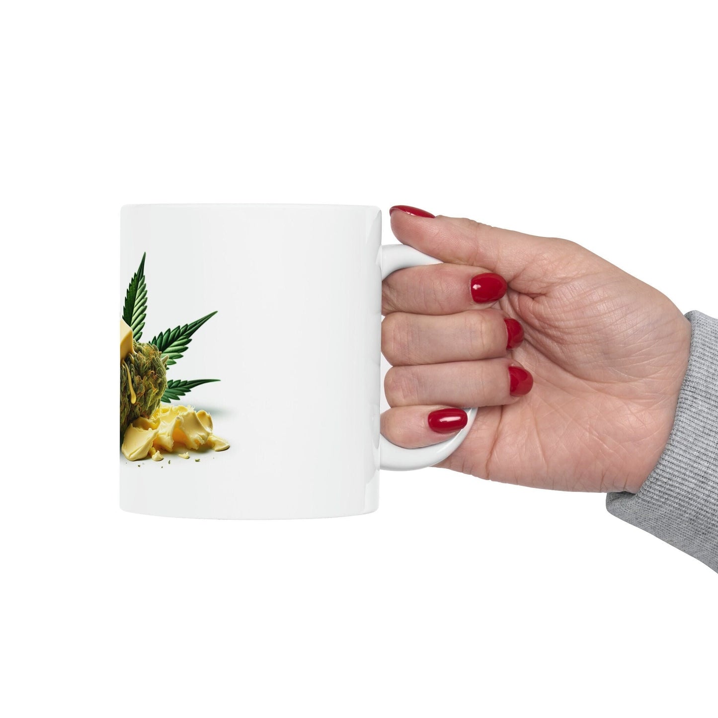 BUTTERSTUFF - WEED Strain Themed Coffee Mugs - Perfect Gift for Smokers, Stoners, Marijuana Lovers; Wake and Bake Essentials