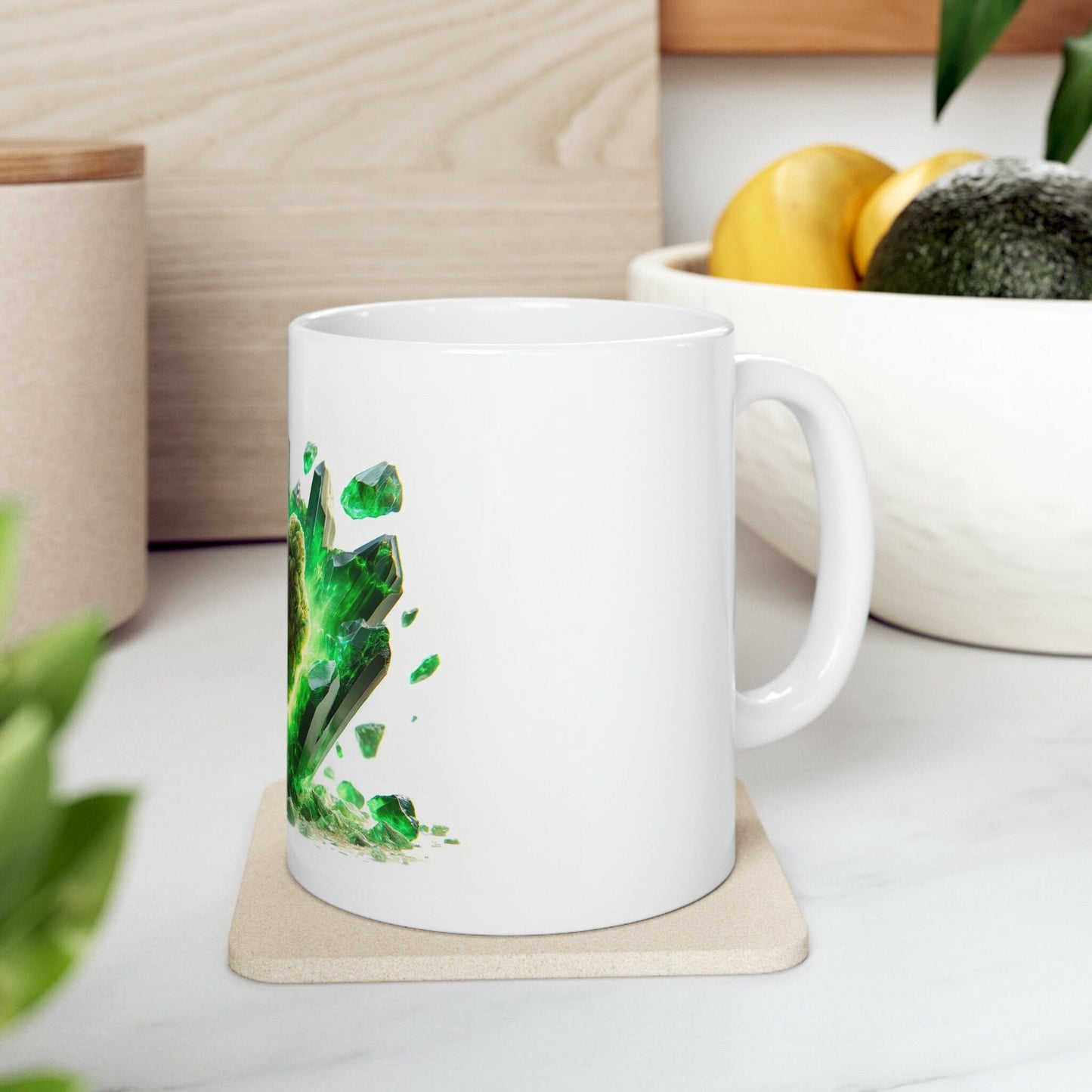 KRYPTONITE - WEED Strain Themed Coffee Mugs - Perfect Gift for Smokers, Stoners, Marijuana Lovers; Wake and Bake Essentials