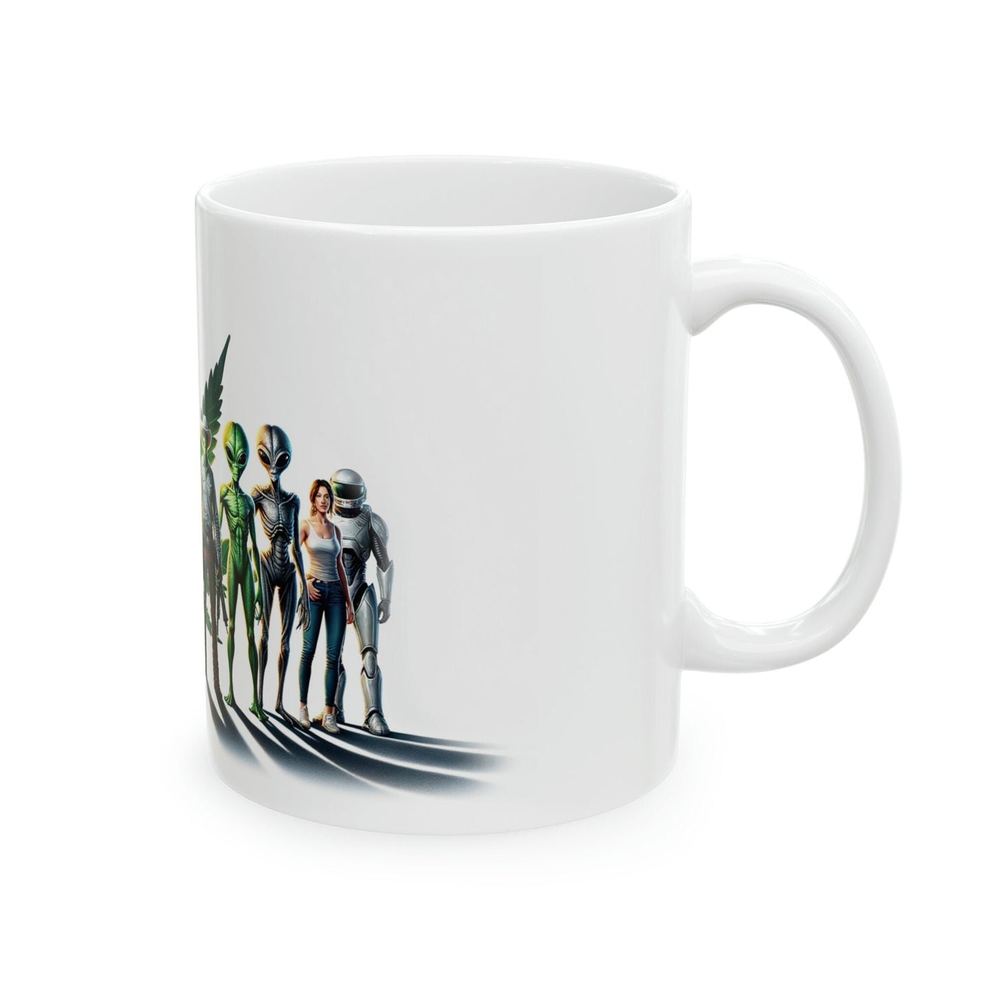 COWBOYS & ALIENS - WEED Strain Themed Coffee Mugs - Perfect Gift for Smokers, Stoners, Marijuana Lovers; Wake and Bake Essentials
