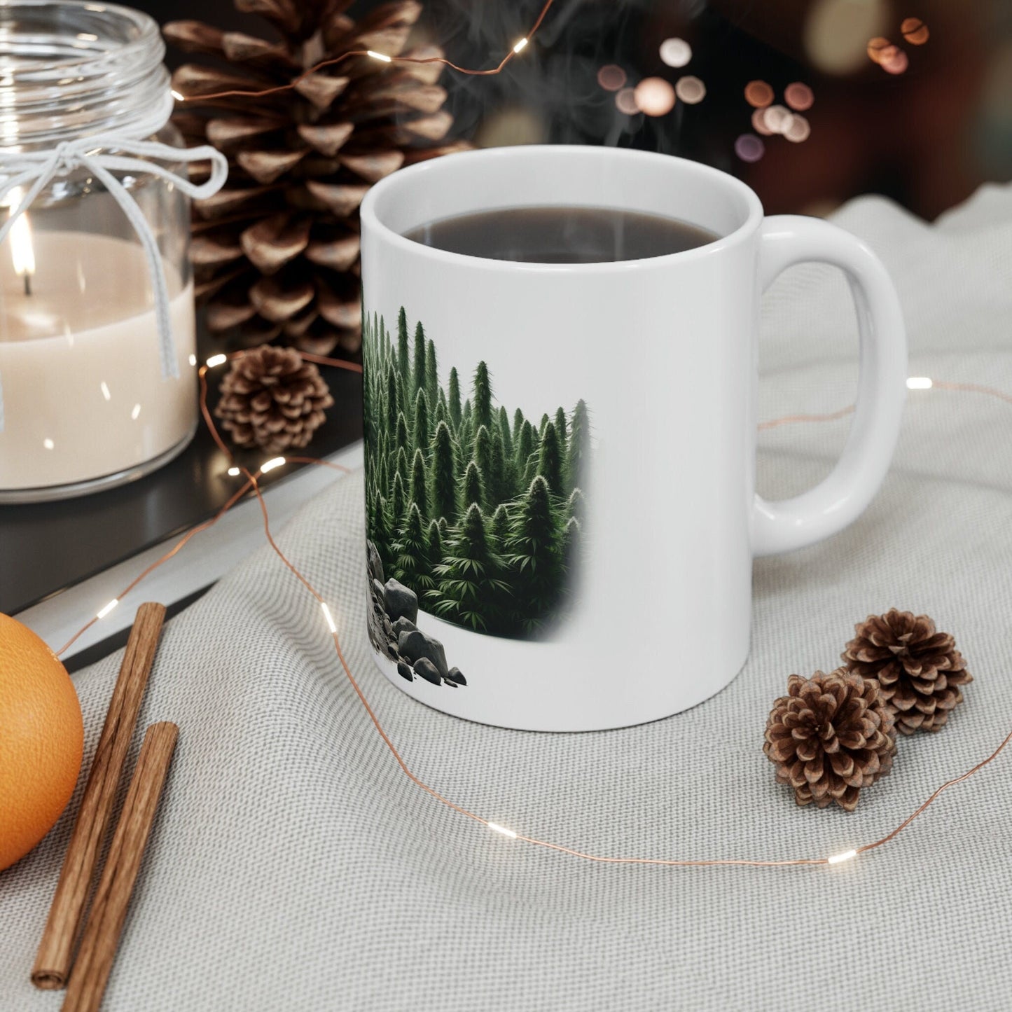 ROCKY ROAD - WEED Strain Themed Coffee Mugs - Perfect Gift for Smokers, Stoners, Marijuana Lovers; Wake and Bake Essentials