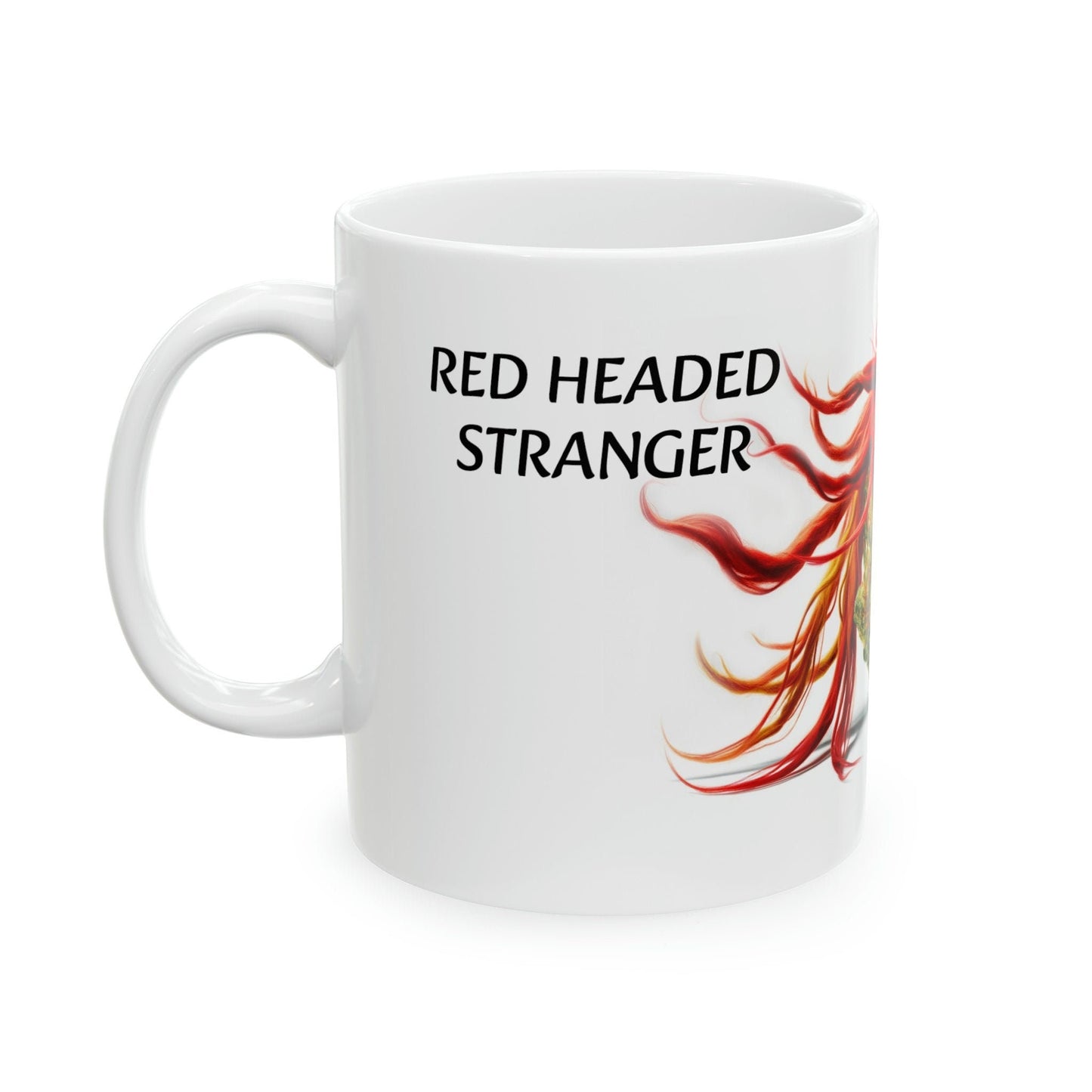 RED HEADED STRANGER - Weed Strain Themed Coffee Mugs - Perfect Gift for Smokers, Stoners, Marijuana Lovers; Wake and Bake Essentials