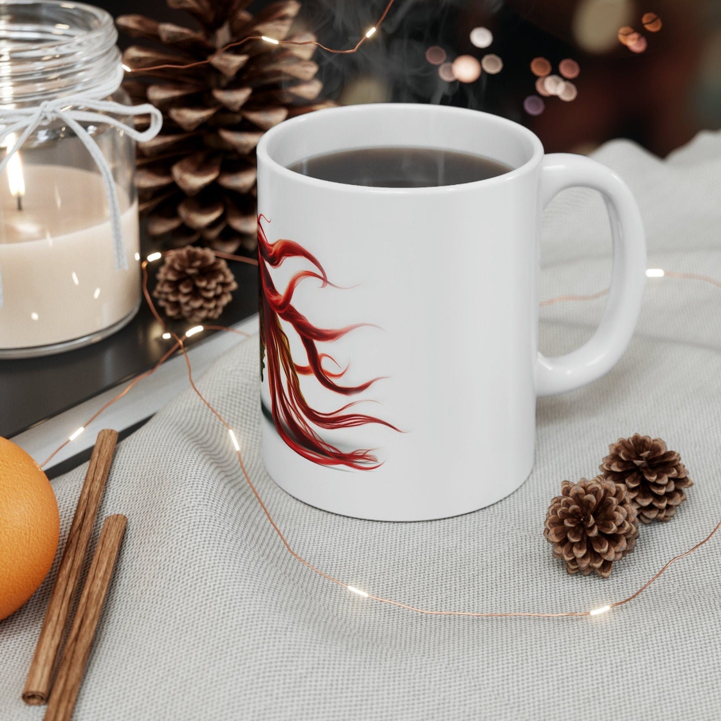 RED HEADED STRANGER - Weed Strain Themed Coffee Mugs - Perfect Gift for Smokers, Stoners, Marijuana Lovers; Wake and Bake Essentials