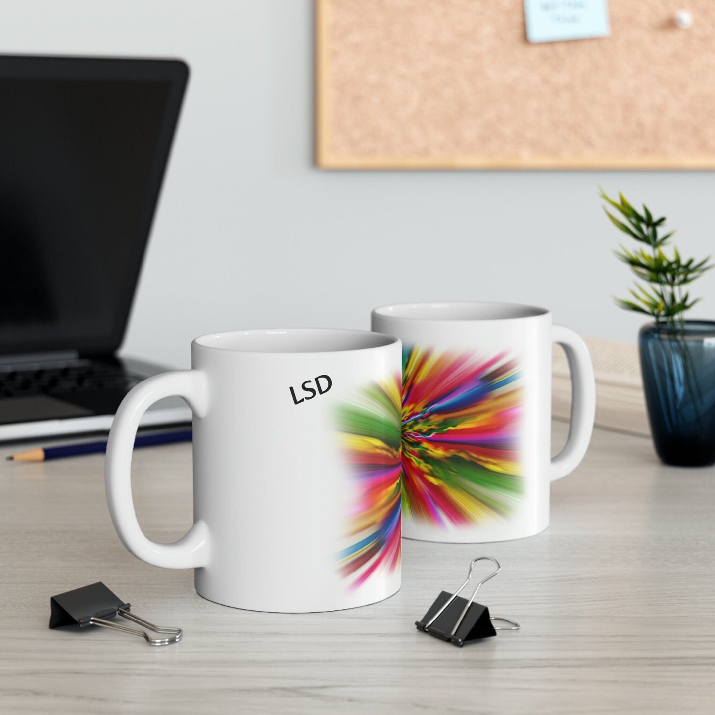 LSD - WEED Strain Themed Coffee Mugs - Perfect Gift for Smokers, Stoners, Marijuana Lovers; Wake and Bake Essentials