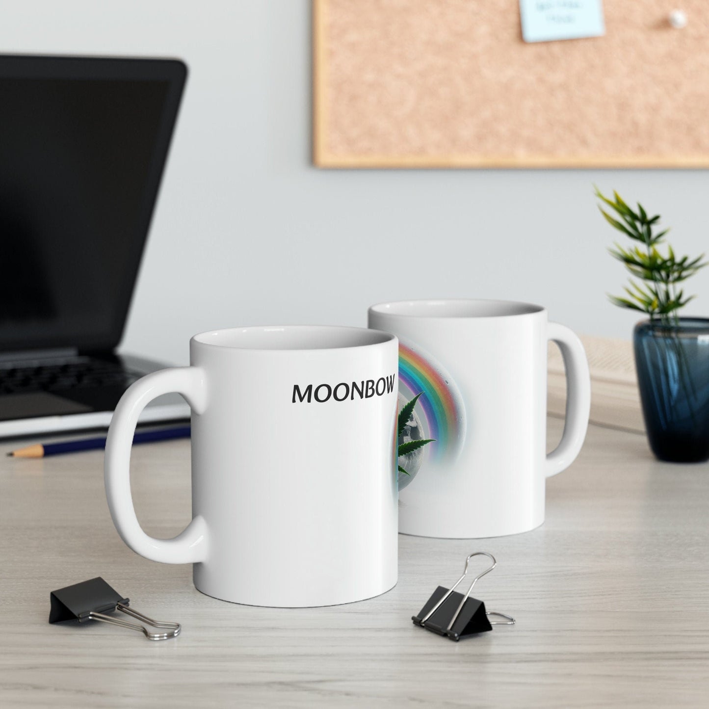 MOONBOW - WEED Strain Themed Coffee Mugs - Perfect Gift for Smokers, Stoners, Marijuana Lovers; Wake and Bake Essentials