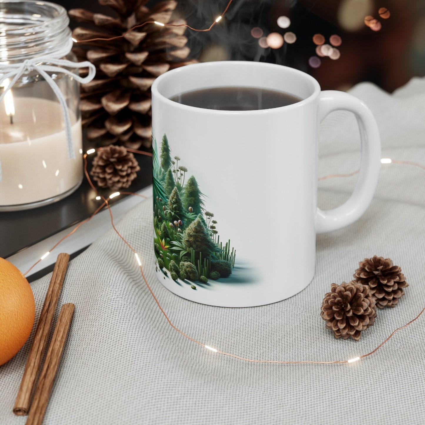 PARADISE OG - WEED Strain Themed Coffee Mugs - Perfect Gift for Smokers, Stoners, Marijuana Lovers; Wake and Bake Essentials