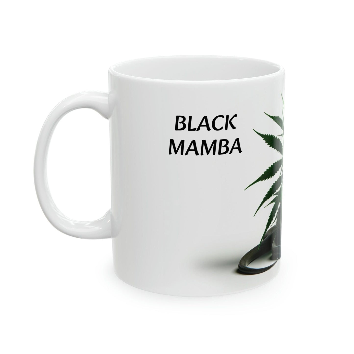 BLACK MAMBA - WEED Strain Themed Coffee Mugs - Perfect Gift for Smokers, Stoners, Marijuana Lovers; Wake and Bake Essentials