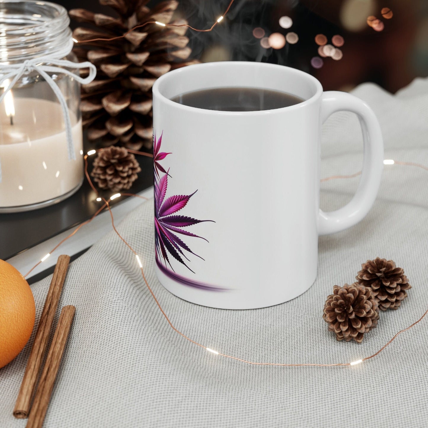 PINK ACAI - WEED Strain Themed Coffee Mugs - Perfect Gift for Smokers, Stoners, Marijuana Lovers; Wake and Bake Essentials