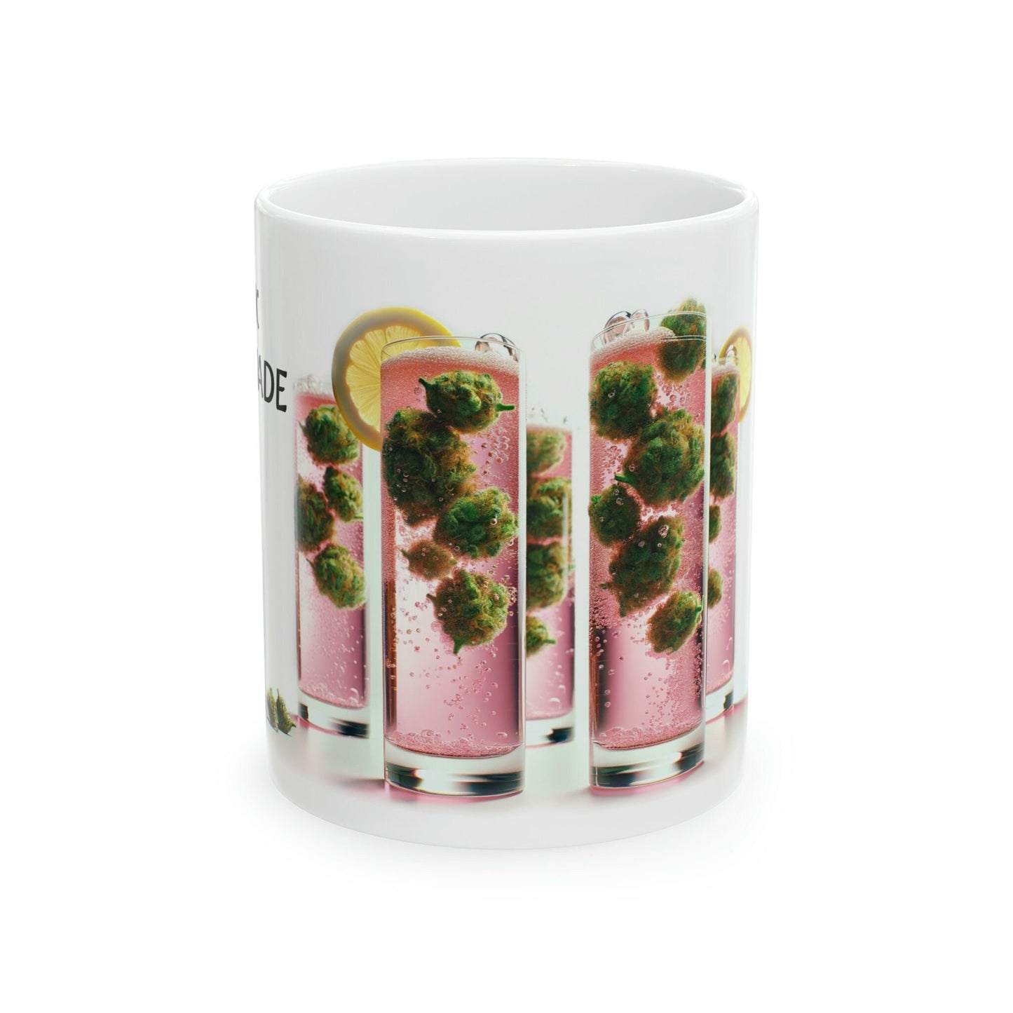 PINK LEMONADE - WEED Strain Themed Coffee Mugs - Perfect Gift for Smokers, Stoners, Marijuana Lovers; Wake and Bake Essentials