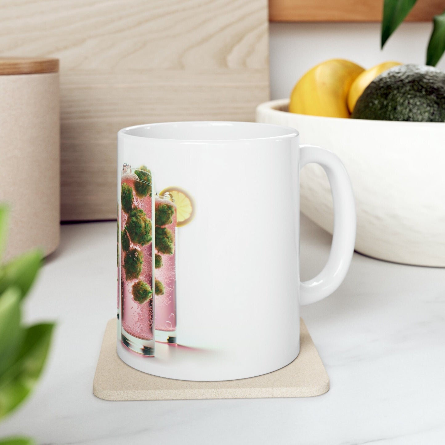 PINK LEMONADE - WEED Strain Themed Coffee Mugs - Perfect Gift for Smokers, Stoners, Marijuana Lovers; Wake and Bake Essentials