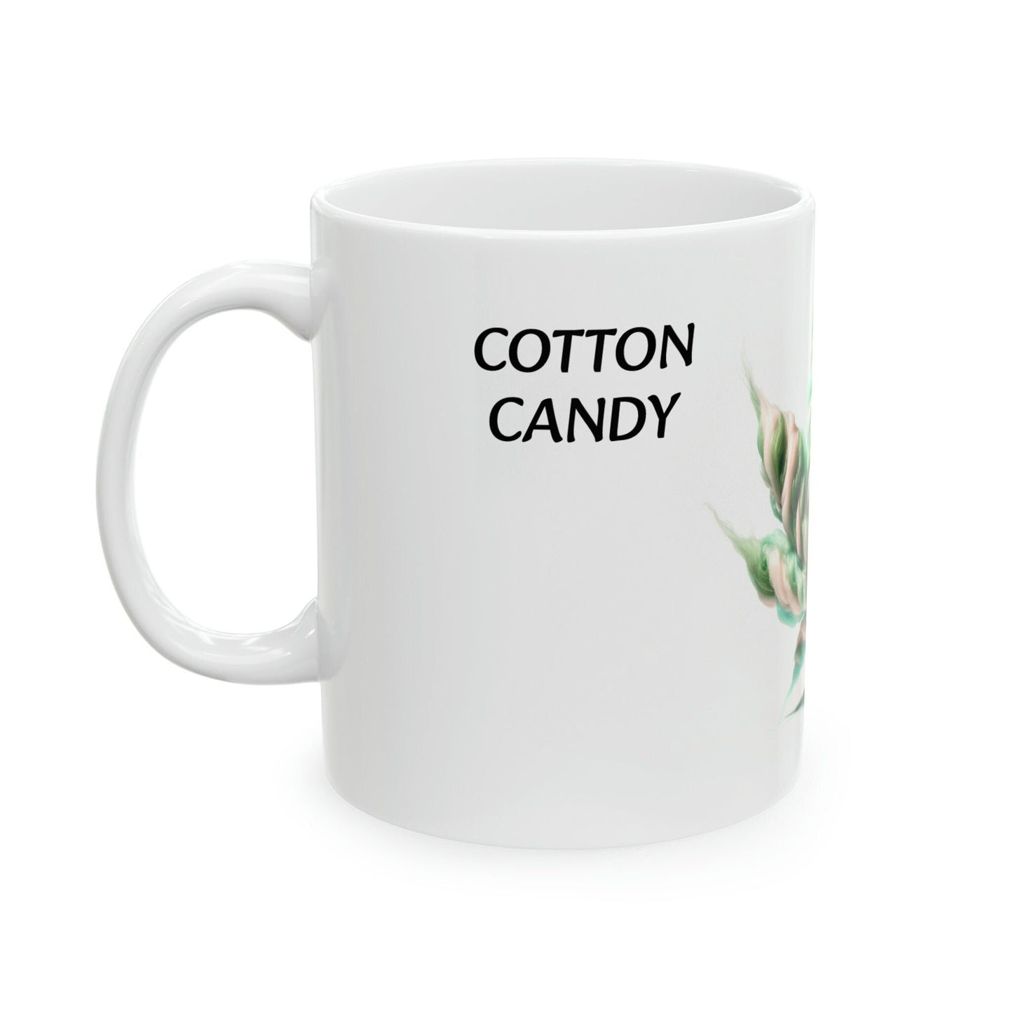 COTTON CANDY - WEED Strain Themed Coffee Mugs - Perfect Gift for Smokers, Stoners, Marijuana Lovers; Wake and Bake Essentials