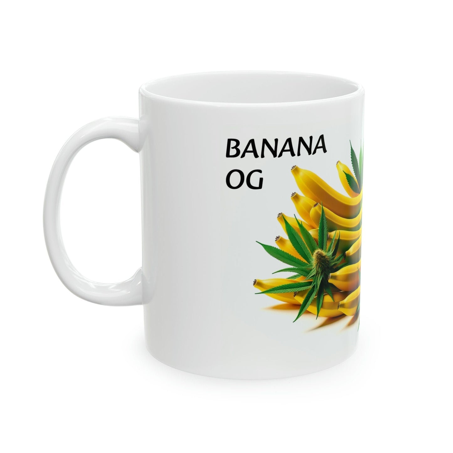 BANANA OG - WEED Strain Themed Coffee Mugs - Perfect Gift for Smokers, Stoners, Marijuana Lovers; Wake and Bake Essentials