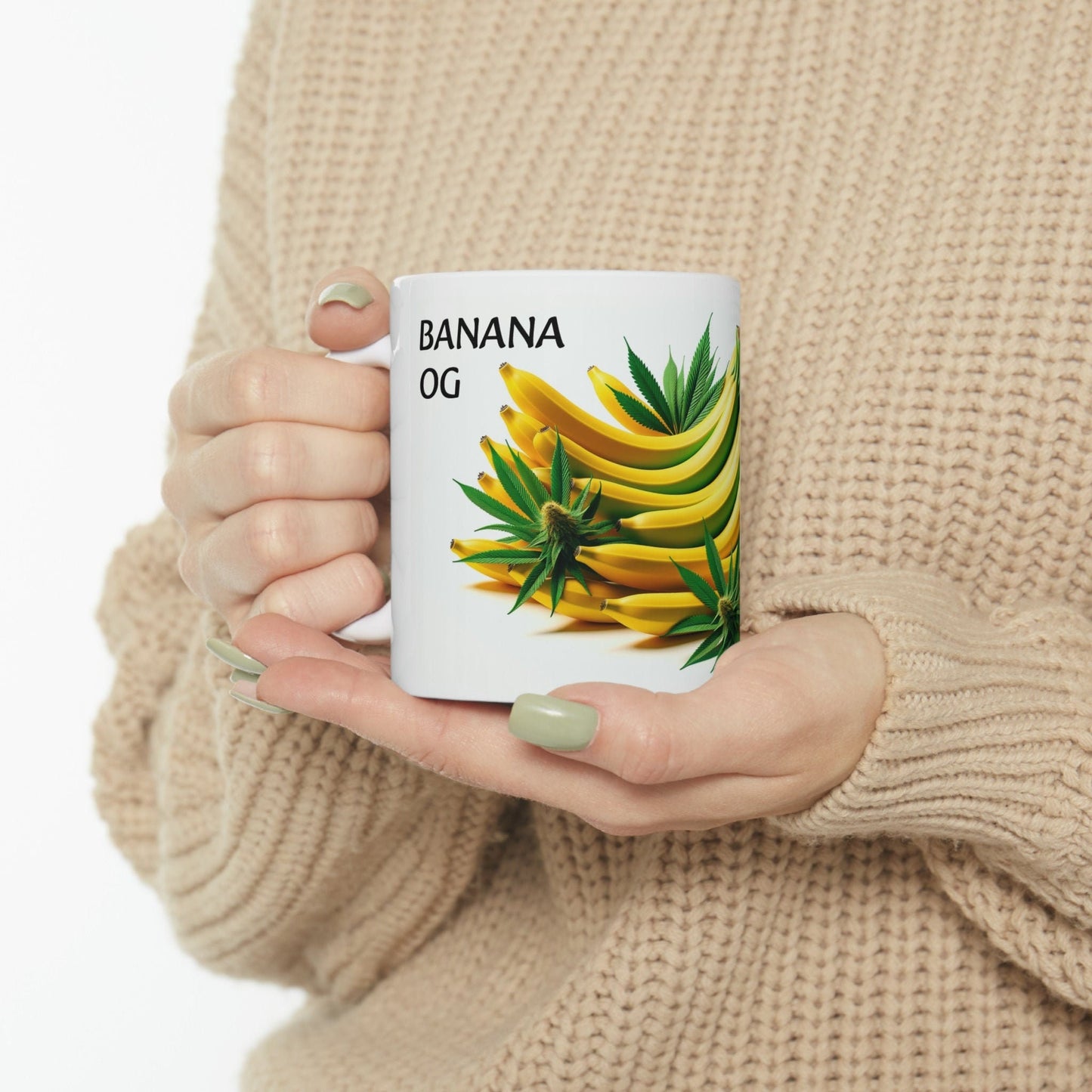 BANANA OG - WEED Strain Themed Coffee Mugs - Perfect Gift for Smokers, Stoners, Marijuana Lovers; Wake and Bake Essentials