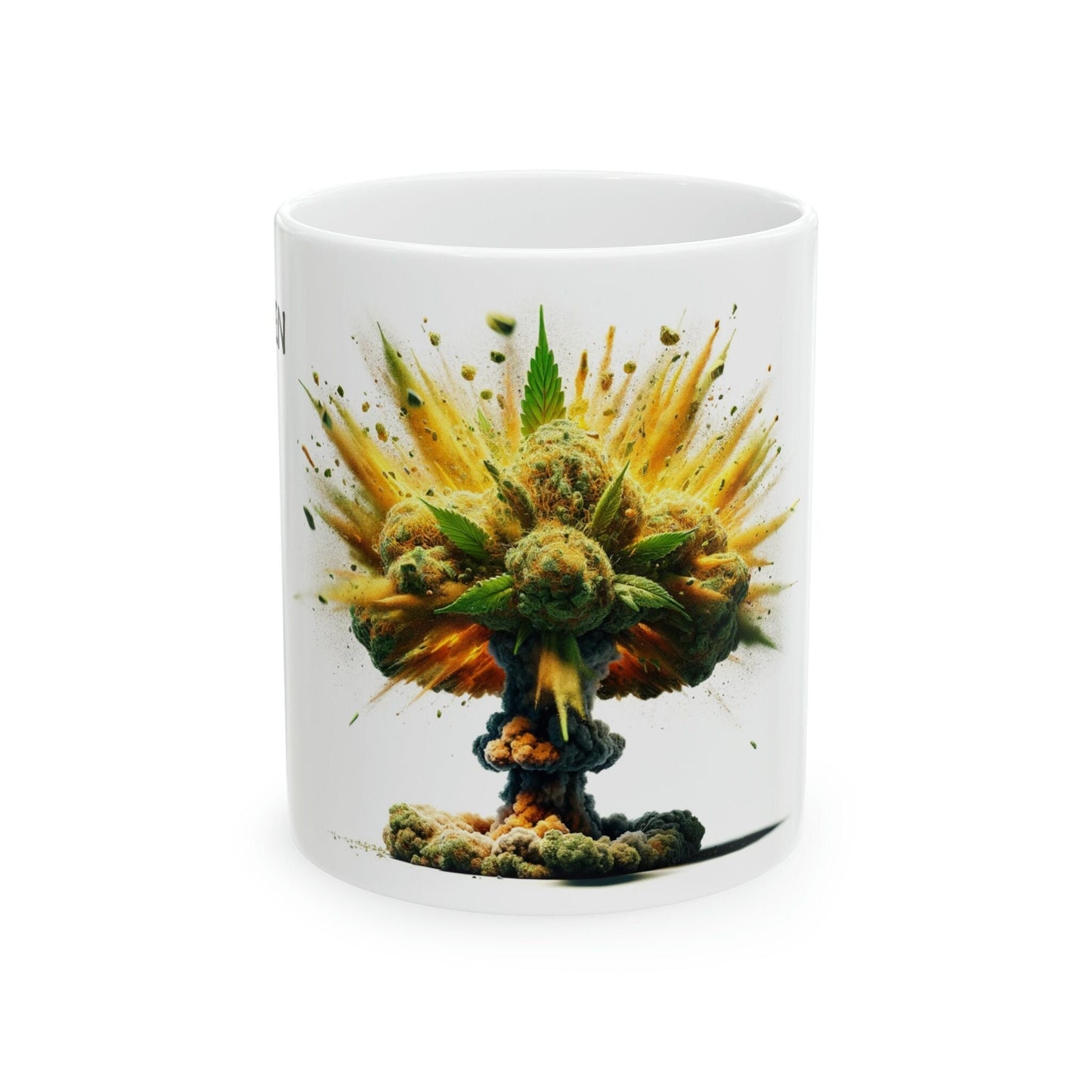 NUKEN - WEED Strain Themed Coffee Mugs - Perfect Gift for Smokers, Stoners, Marijuana Lovers; Wake and Bake Essentials