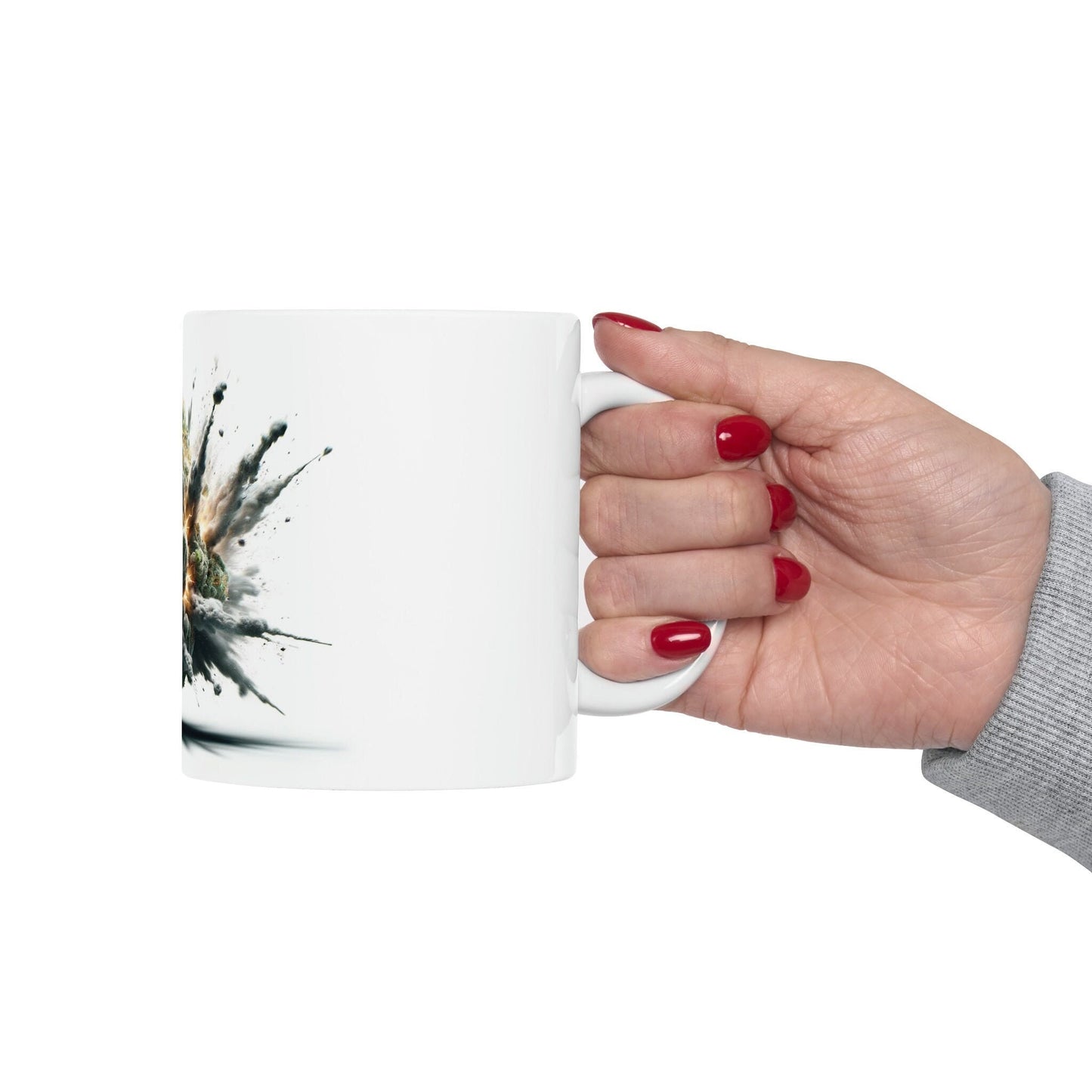 THC BOMB - WEED Strain Themed Coffee Mugs - Perfect Gift for Smokers, Stoners, Marijuana Lovers; Wake and Bake Essentials