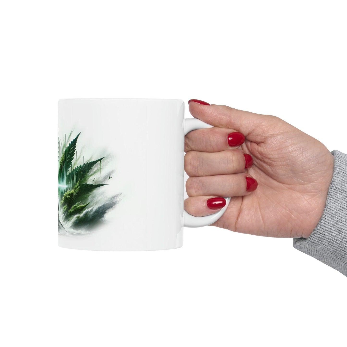 SHARK SHOCK - WEED Strain Themed Coffee Mugs - Perfect Gift for Smokers, Stoners, Marijuana Lovers; Wake and Bake Essentials