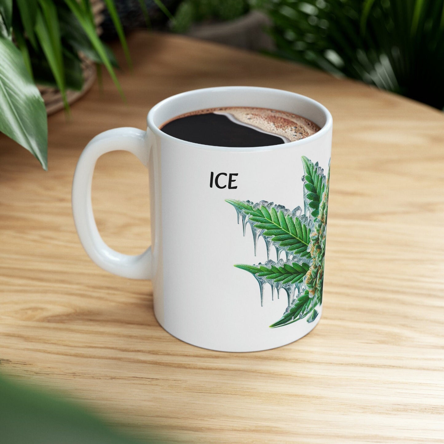ICE - WEED Strain Themed Coffee Mugs - Perfect Gift for Smokers, Stoners, Marijuana Lovers; Wake and Bake Essentials