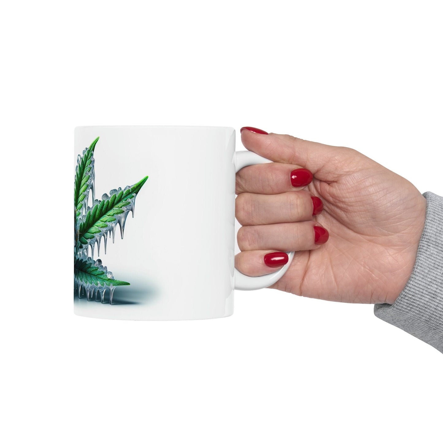 ICE - WEED Strain Themed Coffee Mugs - Perfect Gift for Smokers, Stoners, Marijuana Lovers; Wake and Bake Essentials