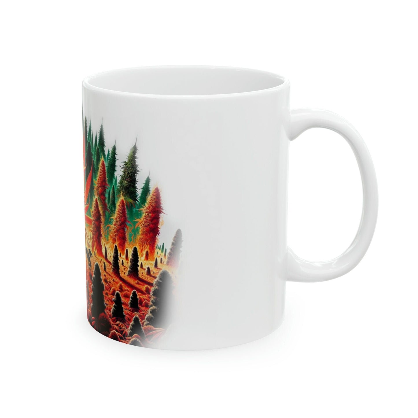 HELL'S OG - WEED Strain Themed Coffee Mugs - Perfect Gift for Smokers, Stoners, Marijuana Lovers; Wake and Bake Essentials