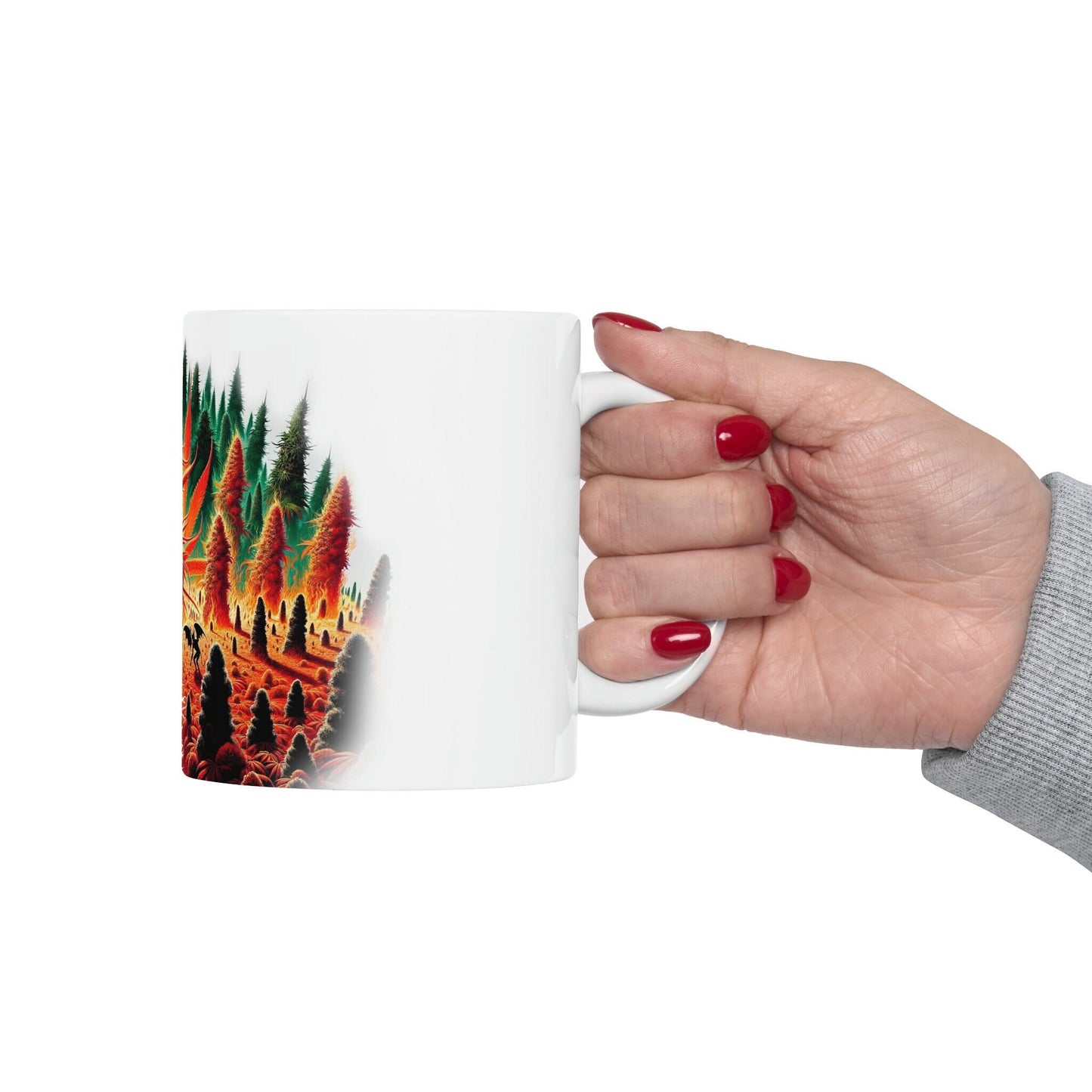 HELL'S OG - WEED Strain Themed Coffee Mugs - Perfect Gift for Smokers, Stoners, Marijuana Lovers; Wake and Bake Essentials