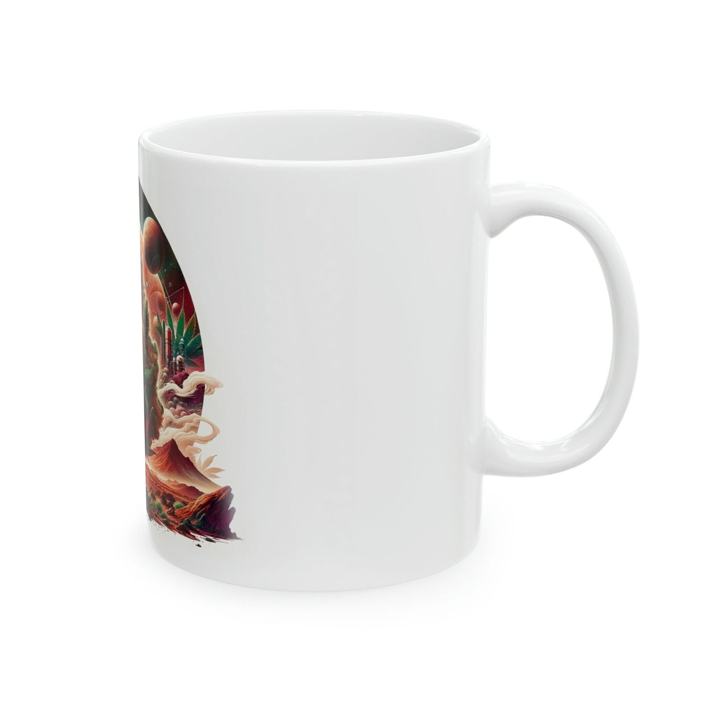 MARS OG - WEED Strain Themed Coffee Mugs - Perfect Gift for Smokers, Stoners, Marijuana Lovers; Wake and Bake Essentials
