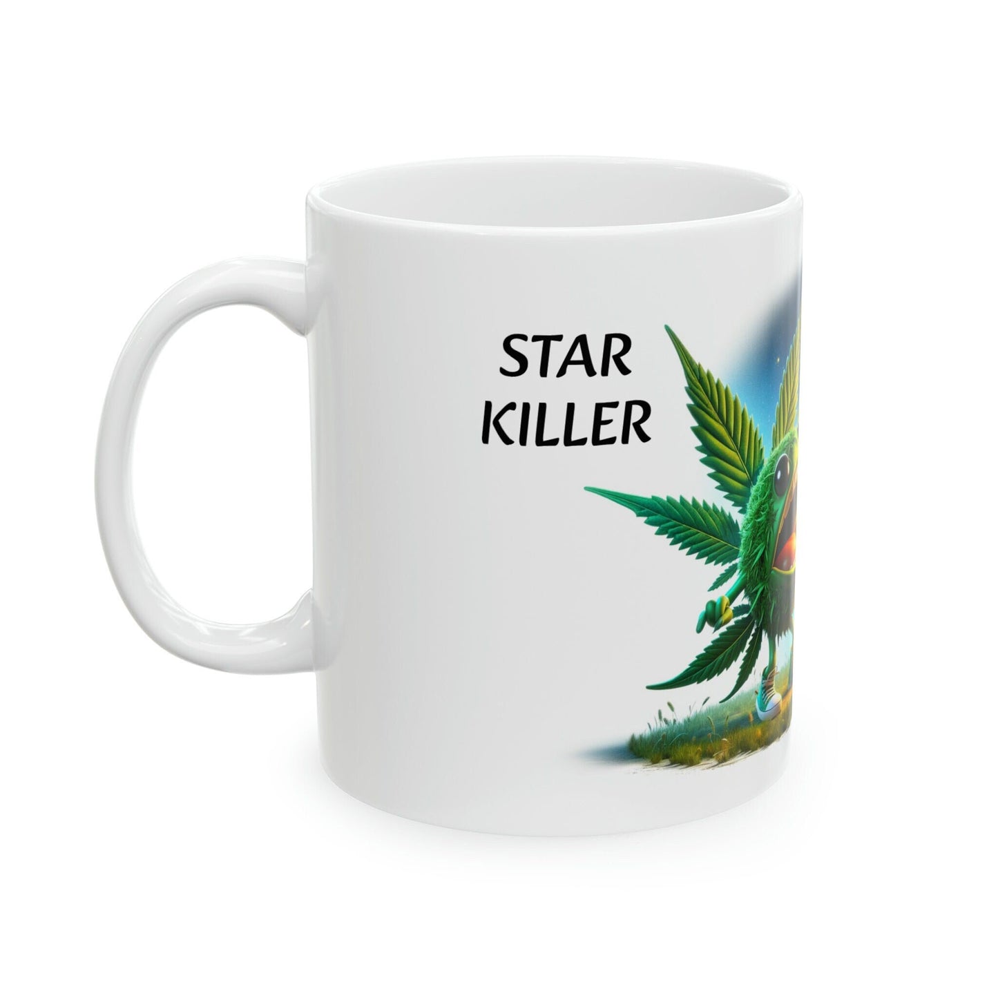 STAR KILLER - WEED Strain Themed Coffee Mugs - Perfect Gift for Smokers, Stoners, Marijuana Lovers; Wake and Bake Essentials