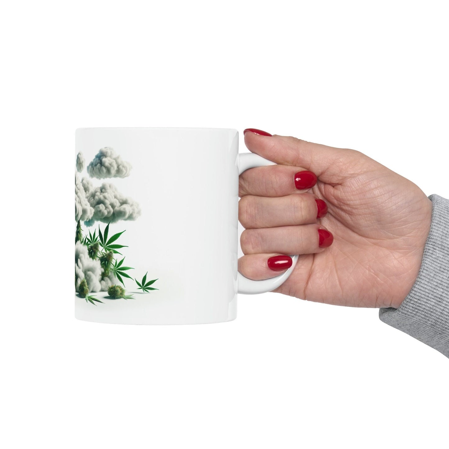 CLOUD 9 - WEED Strain Themed Coffee Mugs - Perfect Gift for Smokers, Stoners, Marijuana Lovers; Wake and Bake Essentials