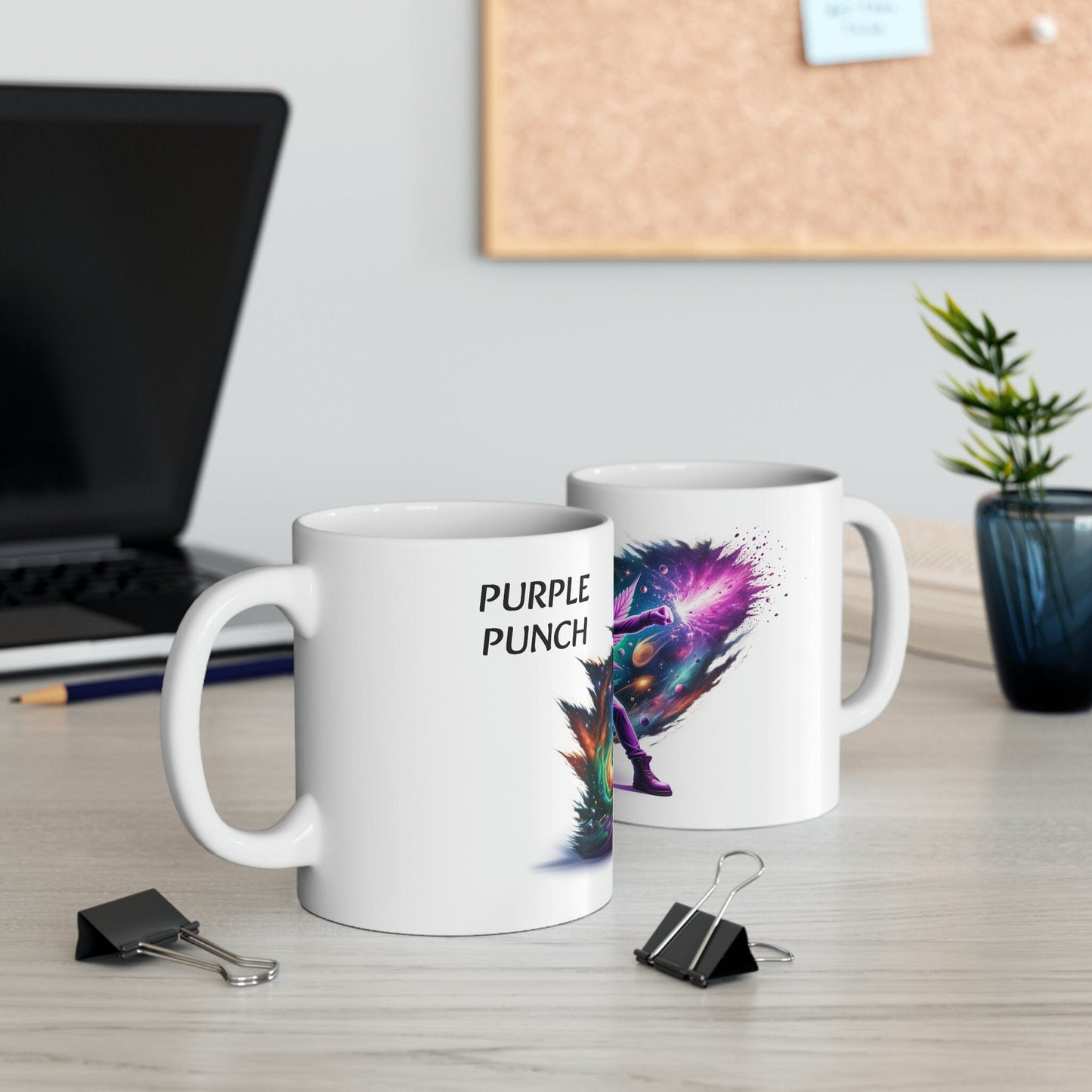 PURPLE PUNCH - WEED Strain Themed Coffee Mugs - Perfect Gift for Smokers, Stoners, Marijuana Lovers; Wake and Bake Essentials