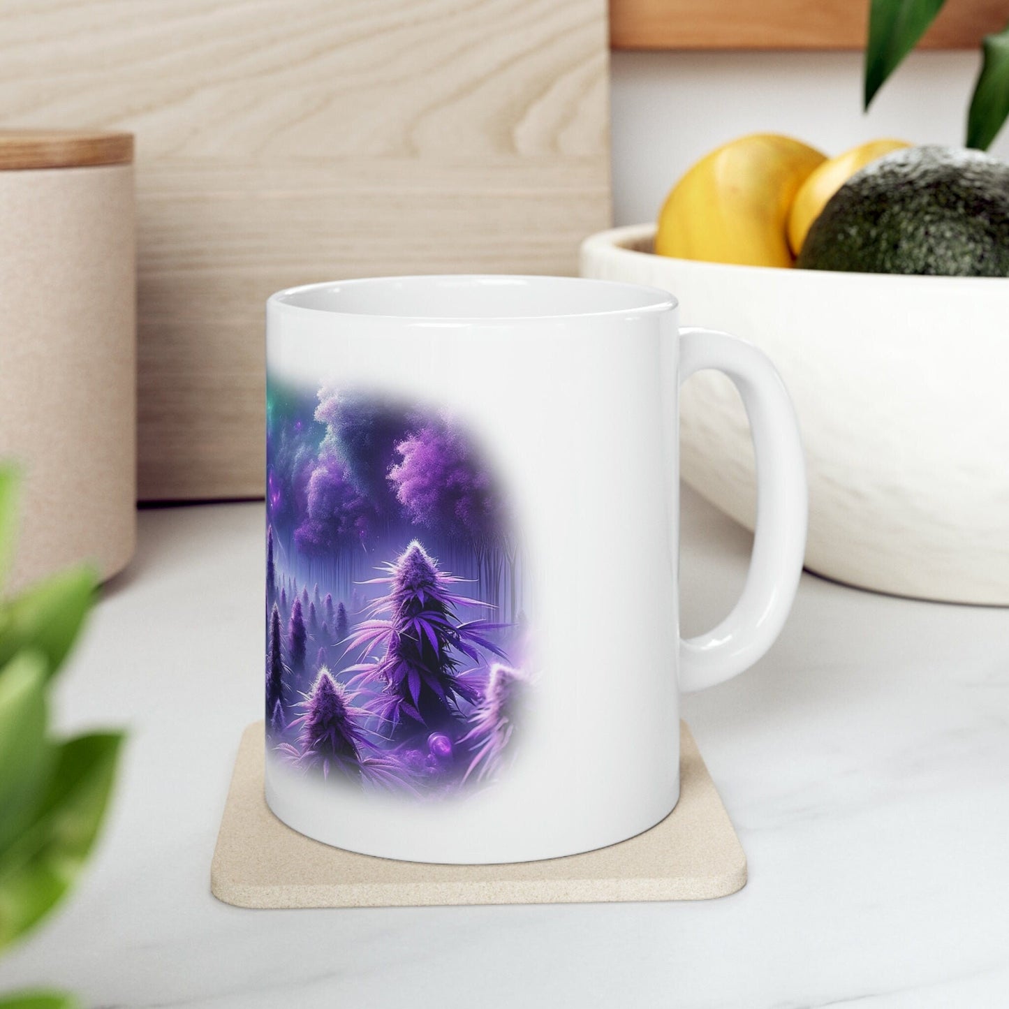 PURPLE DREAM - WEED Strain Themed Coffee Mugs - Perfect Gift for Smokers, Stoners, Marijuana Lovers; Wake and Bake Essentials