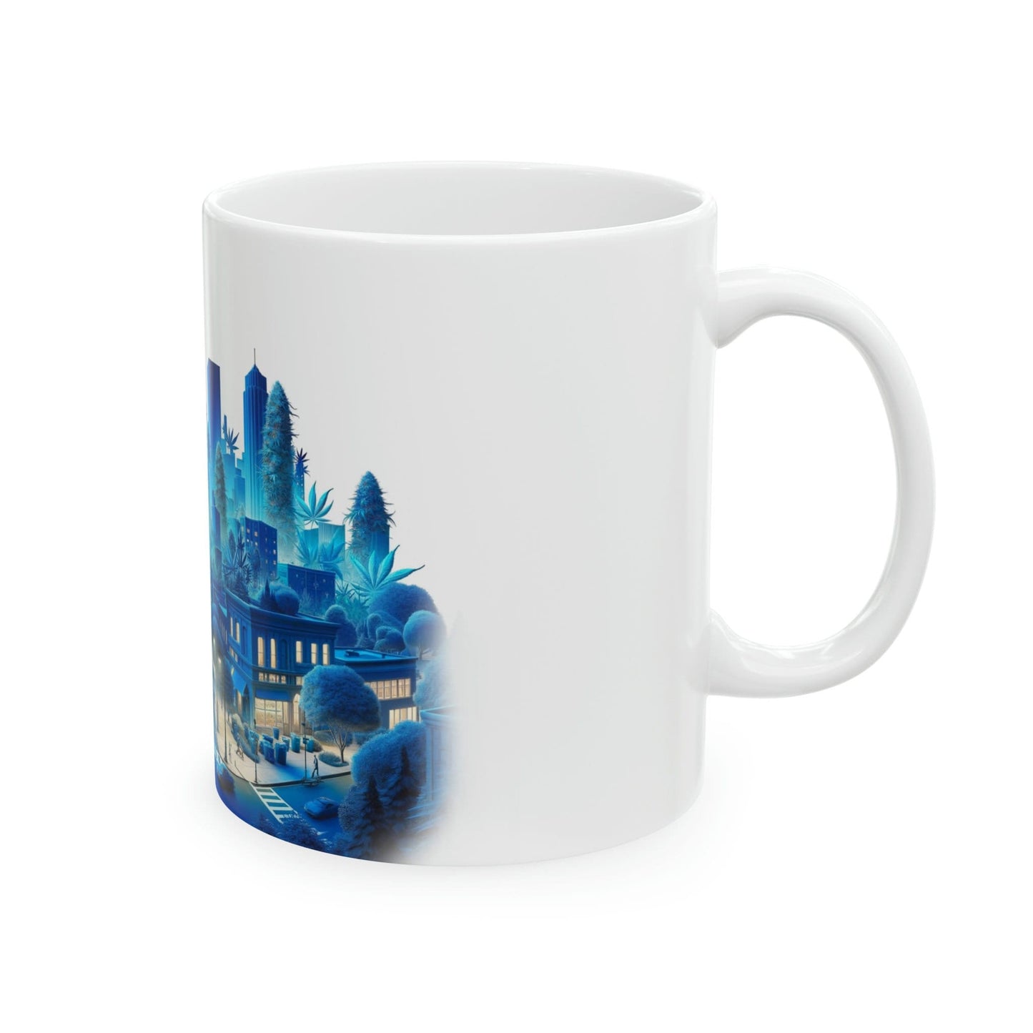BLUE CITY Diesel - WEED Strain Themed Coffee Mugs - Perfect Gift for Smokers, Stoners, Marijuana Lovers; Wake and Bake Essentials