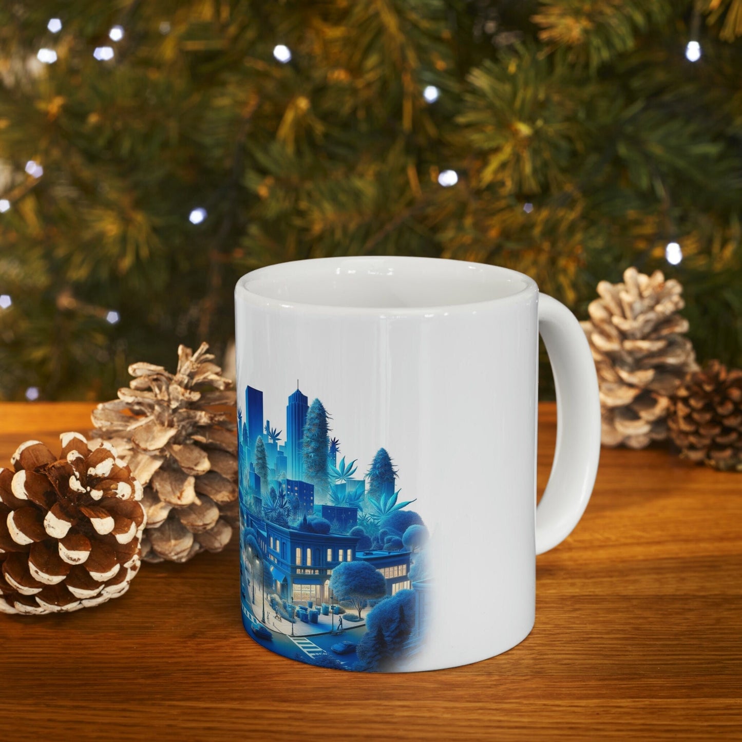 BLUE CITY Diesel - WEED Strain Themed Coffee Mugs - Perfect Gift for Smokers, Stoners, Marijuana Lovers; Wake and Bake Essentials