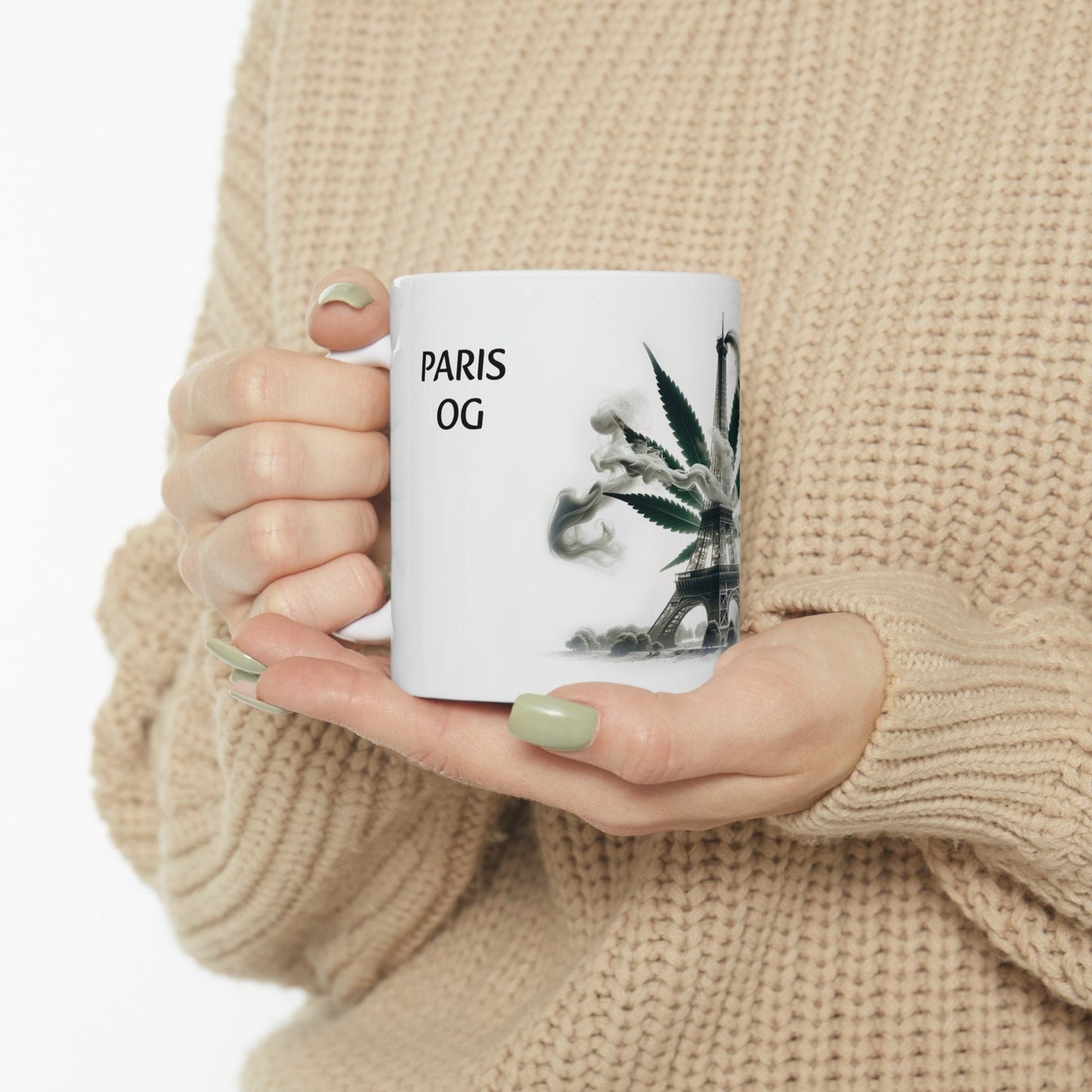 PARIS OG - WEED Strain Themed Coffee Mugs - Perfect Gift for Smokers, Stoners, Marijuana Lovers; Wake and Bake Essentials