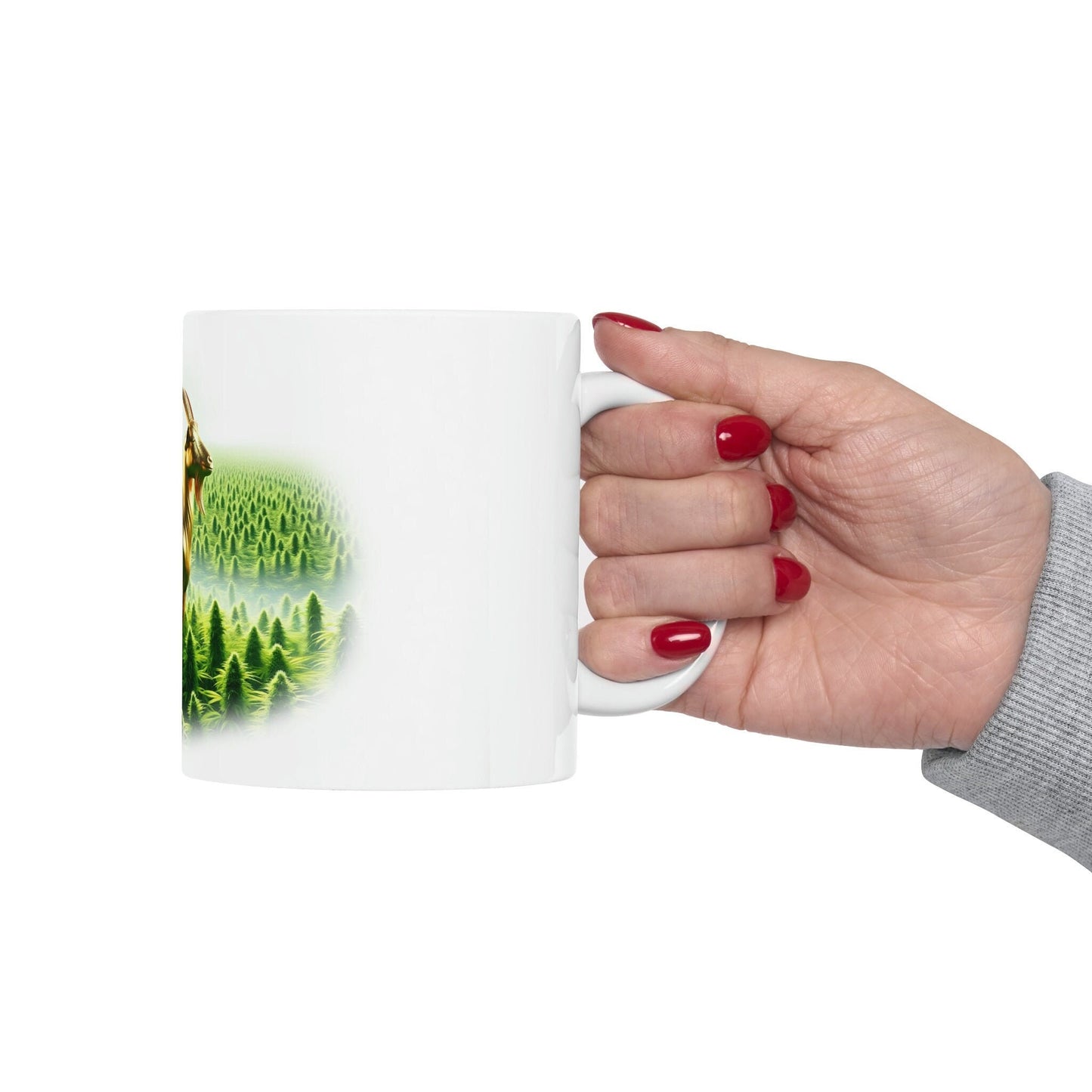 GOLDEN GOAT - WEED Strain Themed Coffee Mugs - Perfect Gift for Smokers, Stoners, Marijuana Lovers; Wake and Bake Essentials