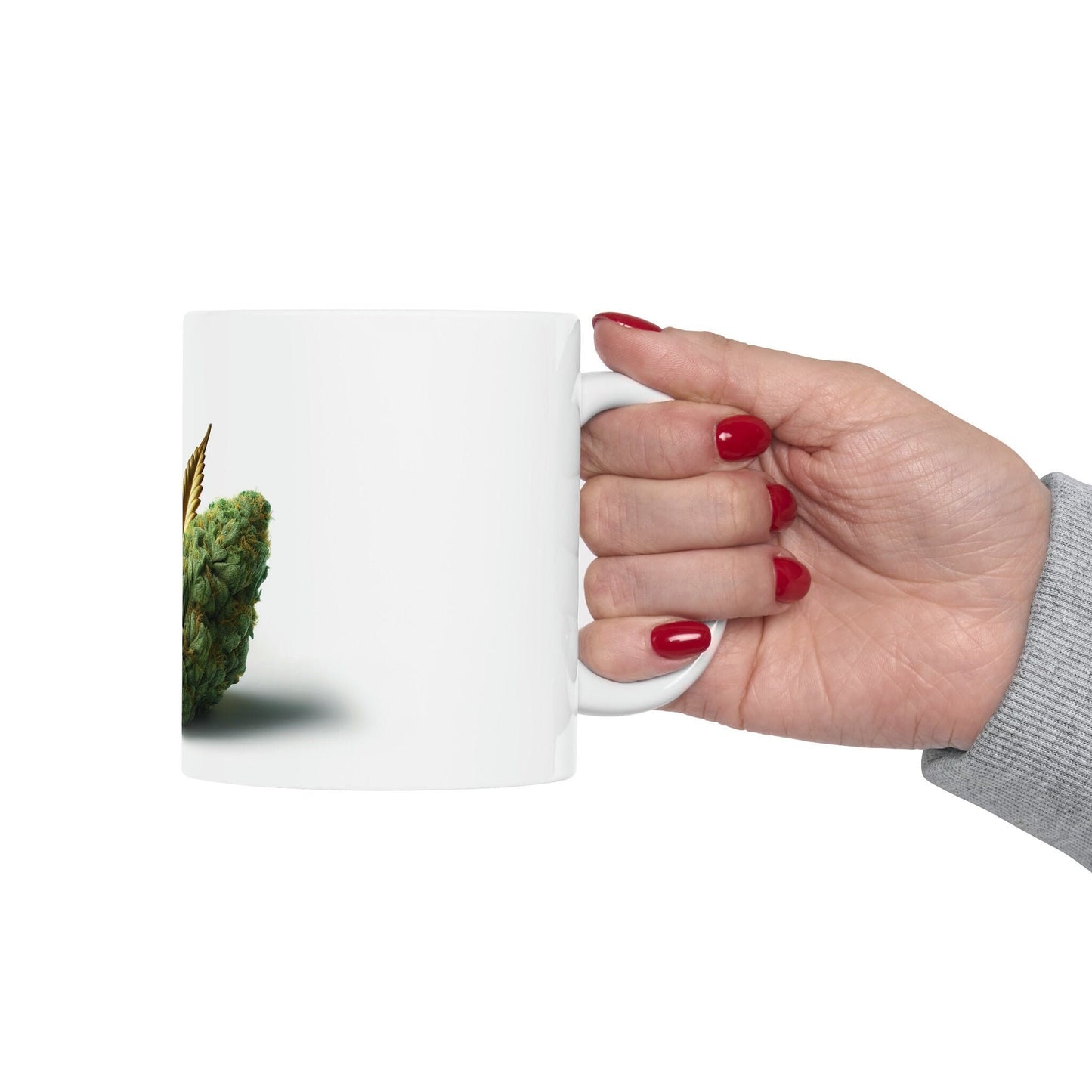 GOLD LEAF - WEED Strain Themed Coffee Mugs - Perfect Gift for Smokers, Stoners, Marijuana Lovers; Wake and Bake Essentials