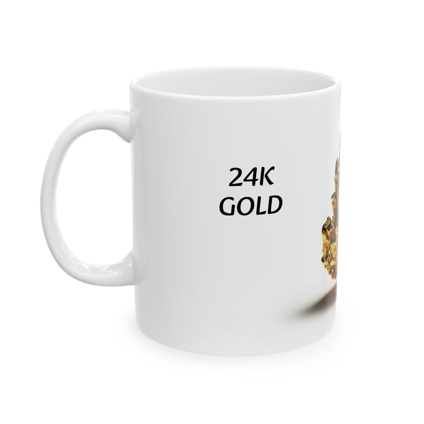 24K GOLD - WEED Strain Themed Coffee Mugs - Perfect Gift for Smokers, Stoners, Marijuana Lovers; Wake and Bake Essentials