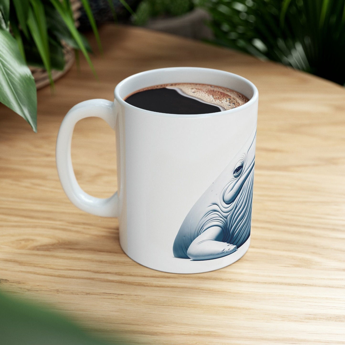 WHALE - WEED Themed Coffee Mugs - Perfect Gift for Smokers, Stoners, Growers; Animal Lovers - Marijuana Mug for Wake and Bake