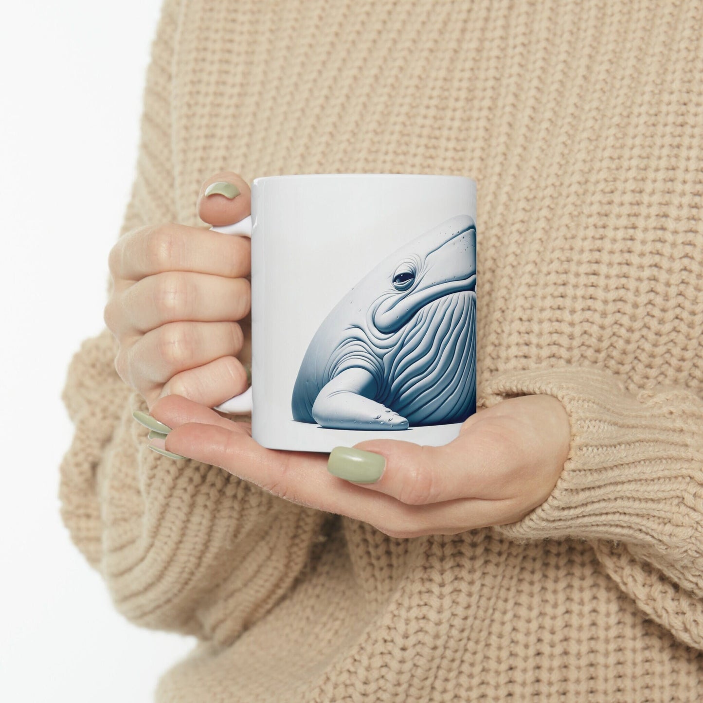 WHALE - WEED Themed Coffee Mugs - Perfect Gift for Smokers, Stoners, Growers; Animal Lovers - Marijuana Mug for Wake and Bake