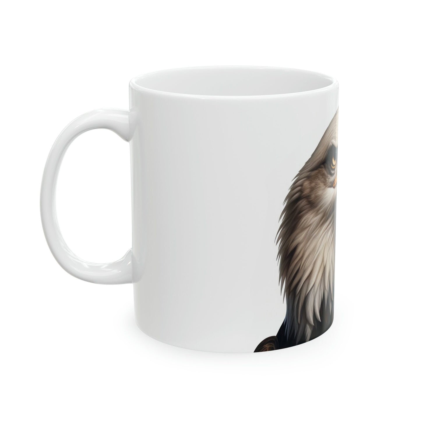 BALD EAGLE - WEED Themed Coffee Mugs - Perfect Gift for Smokers, Stoners, Marijuana Lovers, Growers; Smoker - Wake and Bake