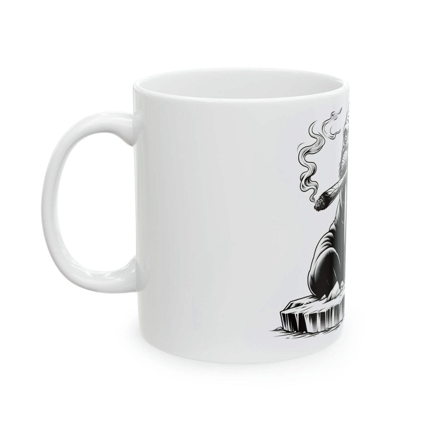 WALRUS - WEED Themed Coffee Mugs - Perfect Gift for Smokers, Stoners, Growers; Animal Lovers - Marijuana Mug for Wake and Bake