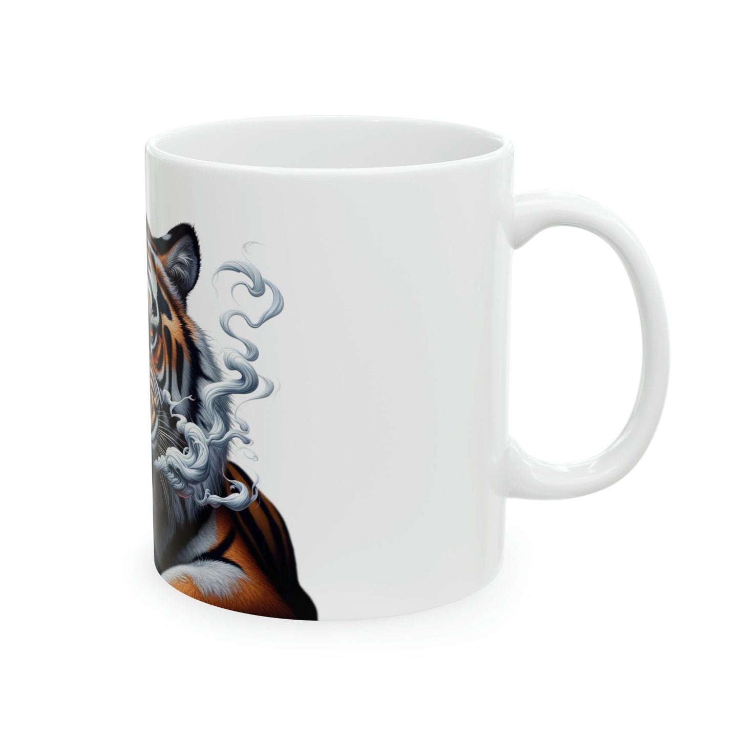TIGER - WEED Themed Coffee Mugs - Perfect Gift for Smokers, Stoners, Growers; Animal Lovers - Marijuana Mug for Wake and Bake