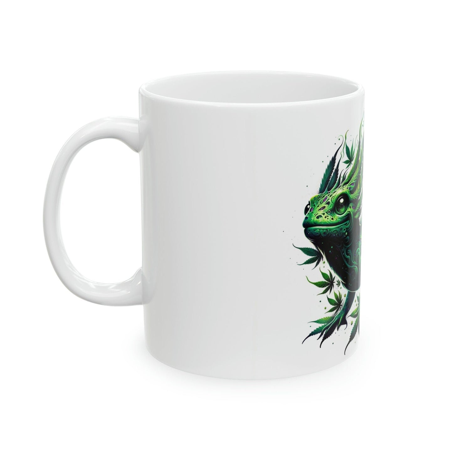 WEED SALAMANDER - Marijuana Themed Coffee Mugs - Perfect Gift for Smokers, Stoners, Growers; Animal Lovers - Weed Mug for Wake and Bake