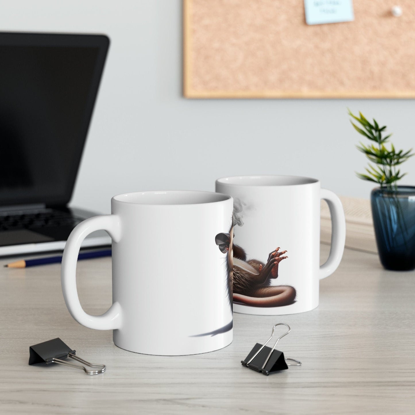 POSSUM - WEED Themed Coffee Mugs - Perfect Gift for Smokers, Stoners, Growers; Animal Lovers - Marijuana Mug for Wake and Bake