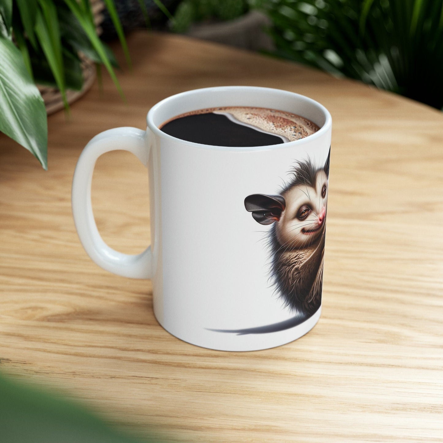 POSSUM - WEED Themed Coffee Mugs - Perfect Gift for Smokers, Stoners, Growers; Animal Lovers - Marijuana Mug for Wake and Bake