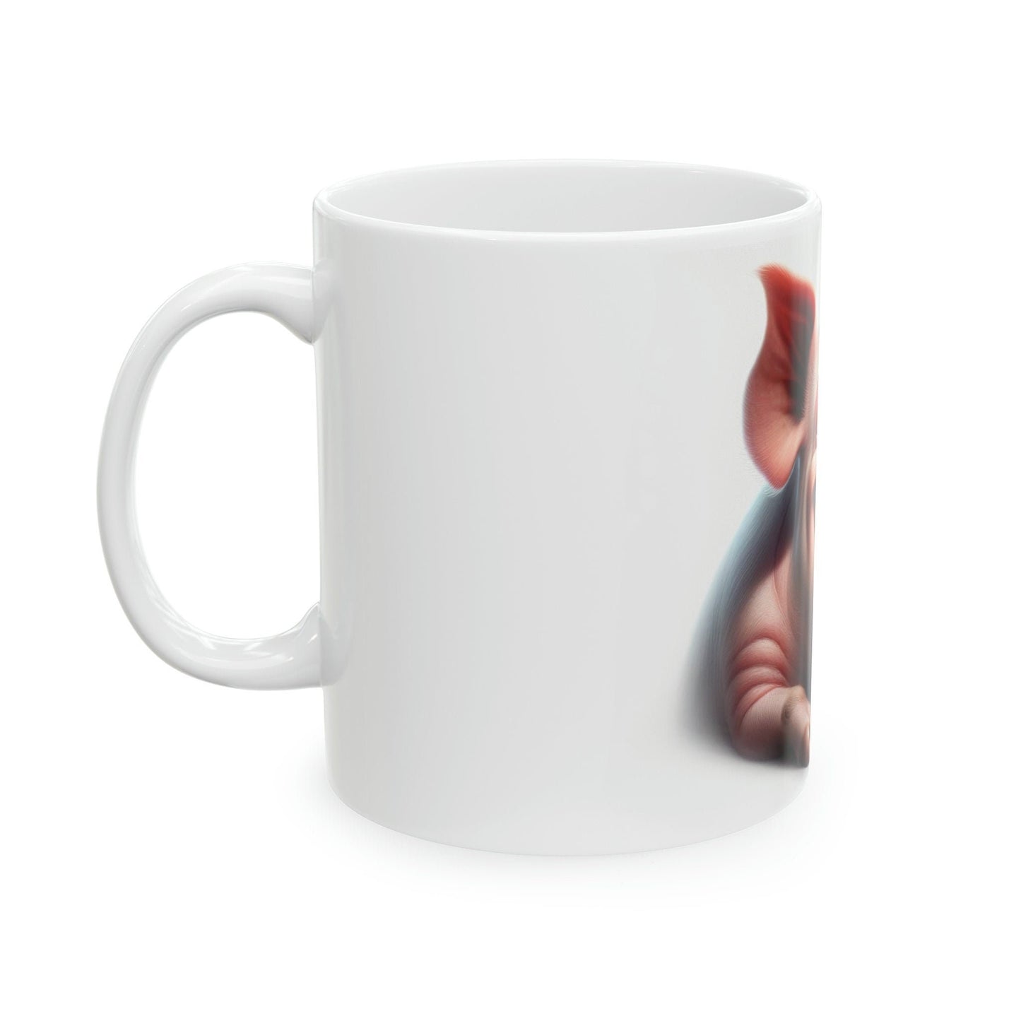 PIG - WEED Themed Coffee Mugs - Perfect Gift for Smokers, Stoners, Growers; Animal Lovers - Marijuana Mug for Wake and Bake