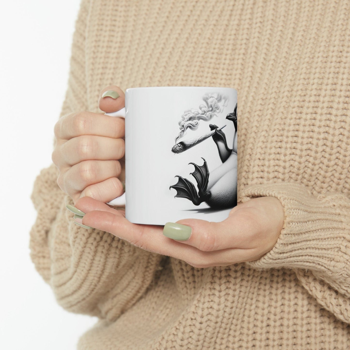 PENGUIN - WEED Themed Coffee Mugs - Perfect Gift for Smokers, Stoners, Growers; Animal Lovers - Marijuana Mug for Wake and Bake